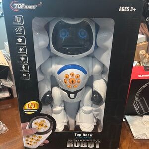 White and Black Remote Control Robot